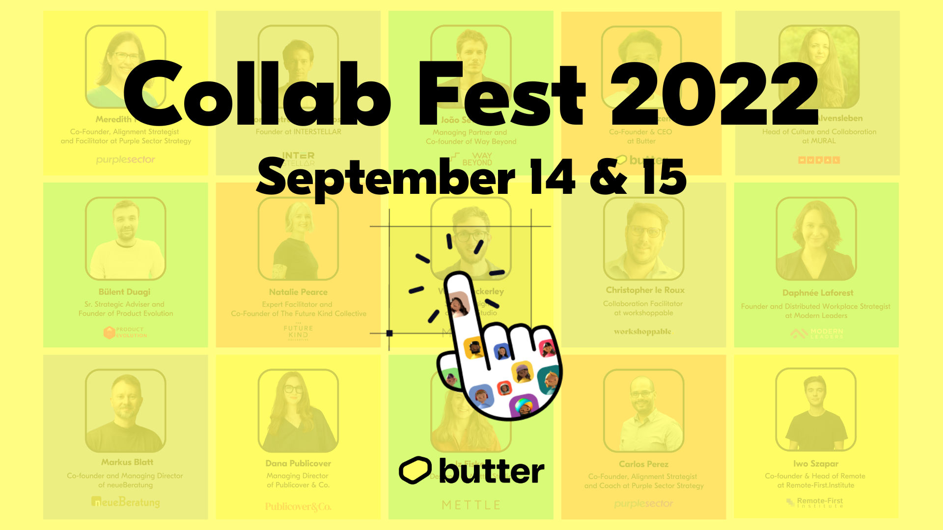 Check out the full line-up for the Butter Collab Fest!